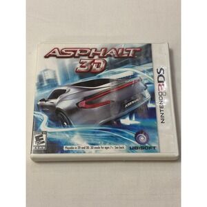 Asphalt 3D Nintendo 3DS Game Complete with Case and‎ Manual Ubisoft Racing